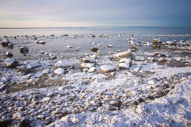 kış manzara Deniz Manzaralı