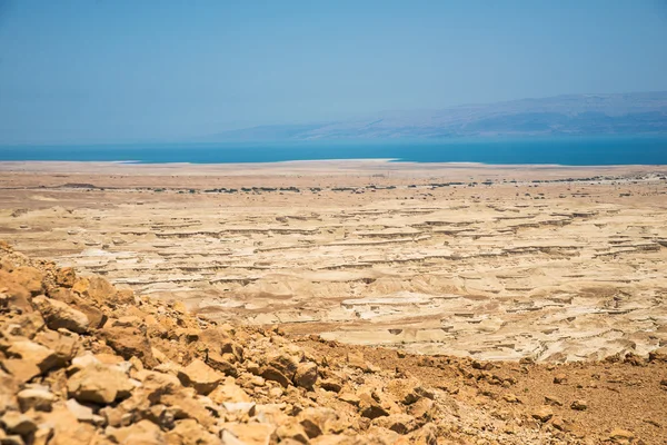 Pohled shora z Masada — Stock fotografie