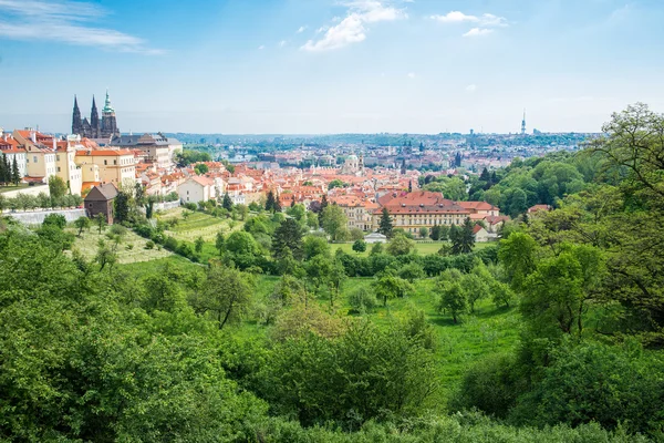 Vista de Praga desde arriba — Foto de Stock