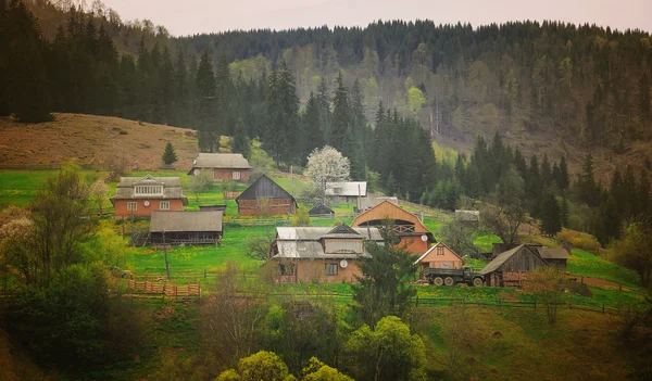 Village in the mountains — Stock Photo, Image