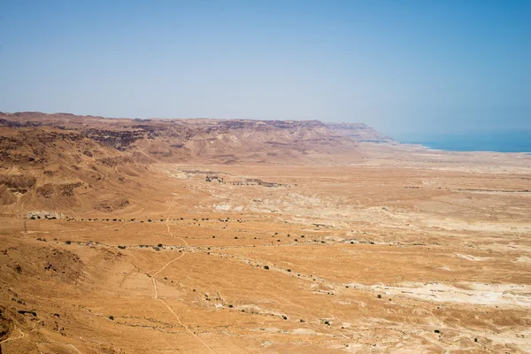 Hermosa vista de las montañas secas — Foto de Stock