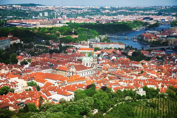 Vista de Praga desde arriba — Foto de Stock