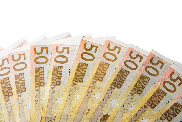 Sarı bir arka plan üzerinde Euro