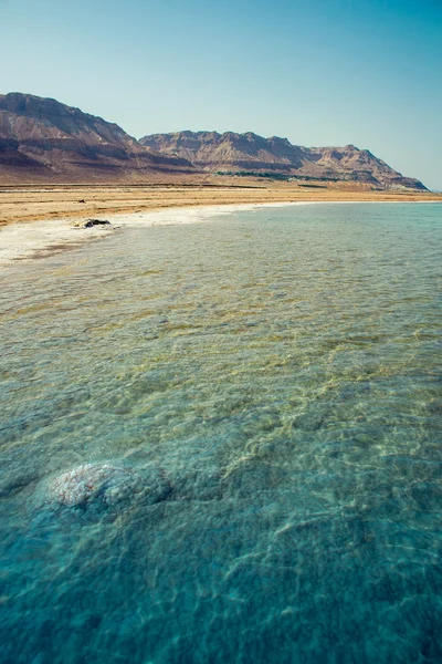 Landscape with dead sea — Stock Photo, Image