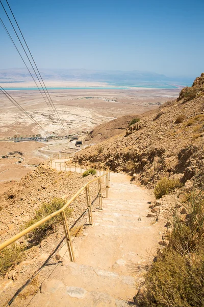 Masada στο Ισραήλ — Φωτογραφία Αρχείου