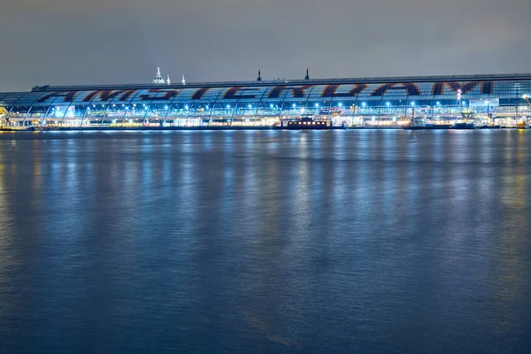 Amsterdã Holanda Novembro 2018 Vista Principal Estação Transporte Cidade Lado — Fotografia de Stock