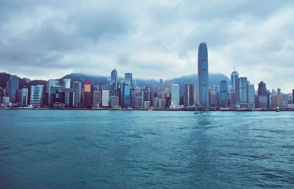 Uno Dei Paesaggi Urbani Più Belli Del Mondo Hong Kong — Foto Stock