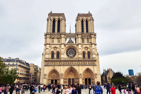 Paris France April 2018 One Main Attractions Paris Notre Dame — Stock Photo, Image