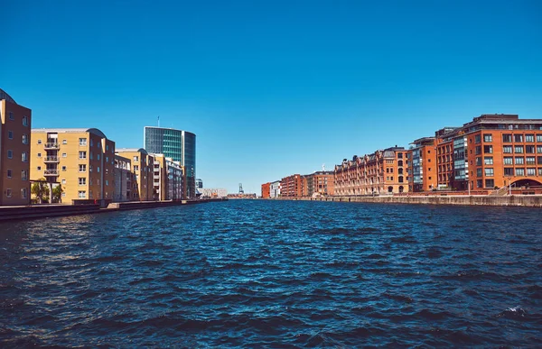 Nova Moderna Área Residencial Perto Canal Copenhague — Fotografia de Stock