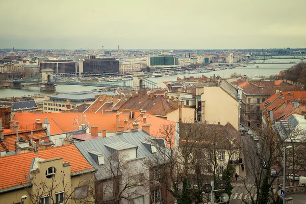 Budapest top view — Stock Photo, Image