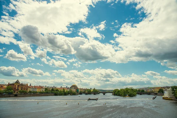 Praha River View — Stock fotografie