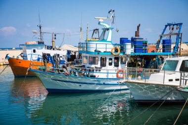 old port in Tel Aviv clipart