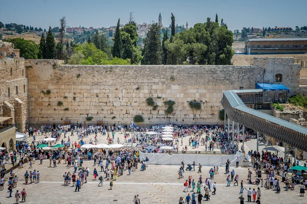 Muro occidentale a Gerusalemme — Foto Stock