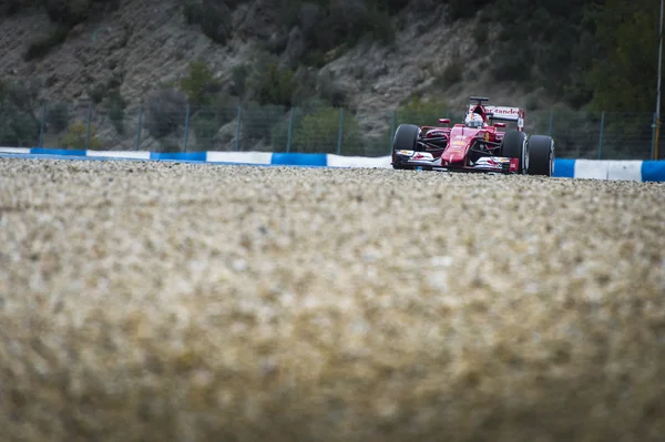 Sebastian Vettel Ferrari 2015 — Stok fotoğraf