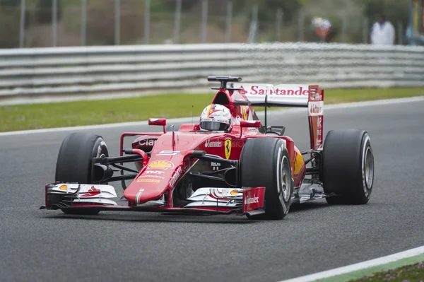 Sebastian Vettel Ferrari 2015 — Stok fotoğraf