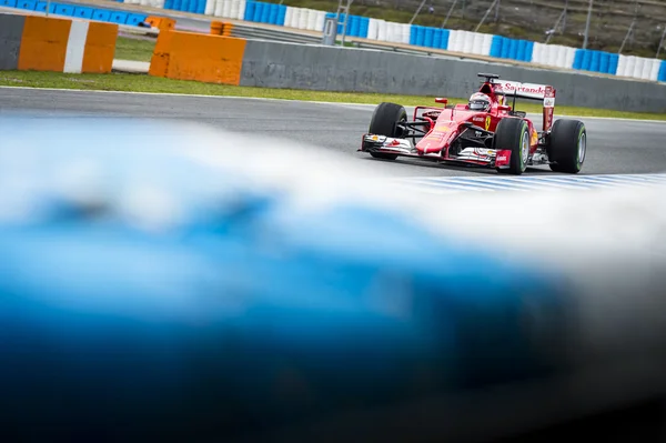 Кими Райкконен в Ferrari 2015 — стоковое фото