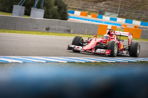 Kimi Raikkonen Ferrari 2015 — Stok fotoğraf