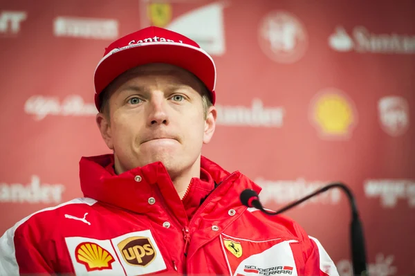 Kimi Raikkonen Ferrari 2015 — Stok fotoğraf