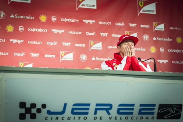 Kimi Raikkonen Ferrari 2015 — Stock Photo, Image