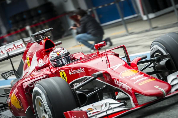 Kimi Räikkönen Ferrari 2015 — Stockfoto