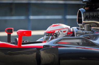 Jenson Button Jerez 2015 clipart