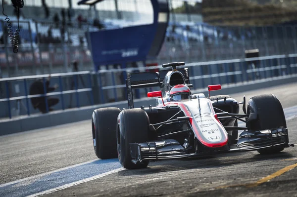 Jenson Button Jerez 2015 — Foto Stock