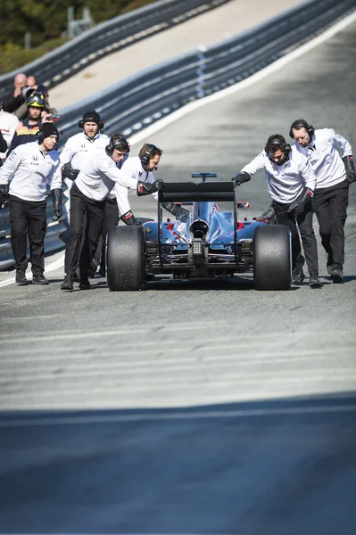 Jenson Button Jerez 2015 — Foto Stock