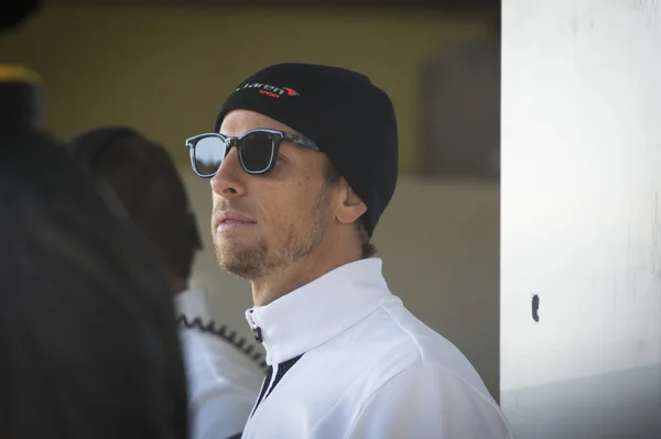 Jenson Button Jerez 2015 — Foto Stock