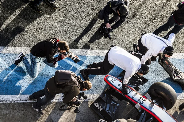 Botón Jenson Jerez 2015 — Foto de Stock