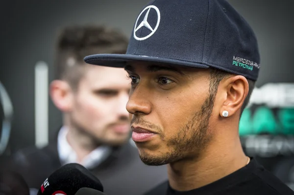 Lewis Hamilton - Jerez 2015 — Foto Stock