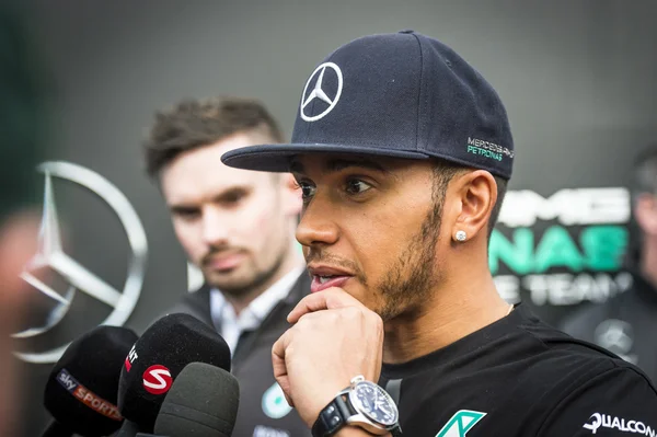 Lewis Hamilton - Jerez 2015 — Zdjęcie stockowe