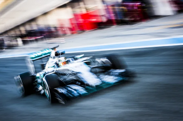 Lewis Hamilton Jerez 2015 — Foto Stock