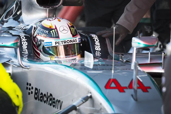 Lewis Hamilton Jerez 2015 — Stockfoto