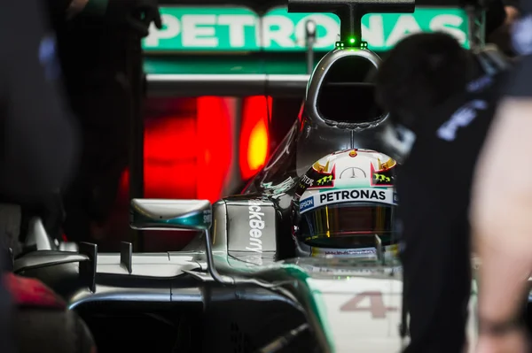 Lewis Hamilton Jerez 2015 — Zdjęcie stockowe