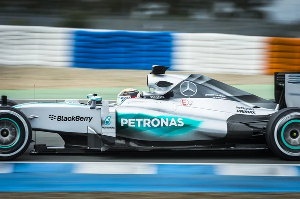 Lewis Hamilton Jerez 2015 — Stok fotoğraf