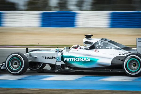 Lewis Hamilton Jerez 2015 — Foto Stock