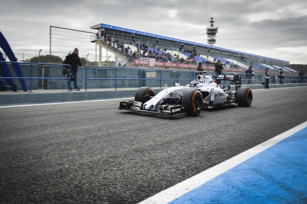 Bottas Jerez 2015 rok — Zdjęcie stockowe