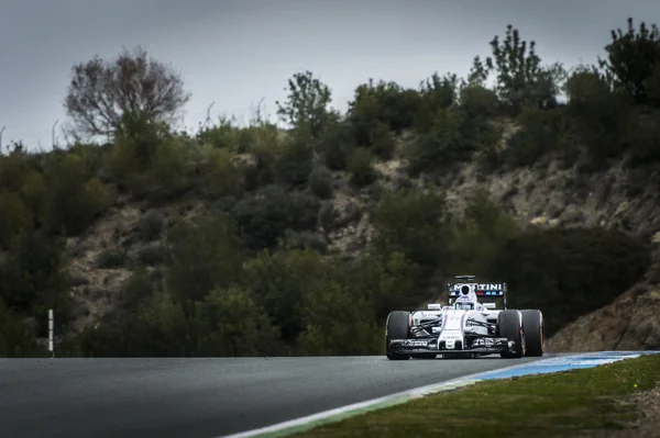 Bottas Jerez 2015-ben — Stock Fotó