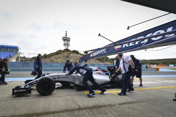 Bottas Jerez 2015 rok — Zdjęcie stockowe