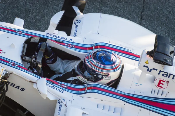 Bottas Jerez 2015 rok — Zdjęcie stockowe