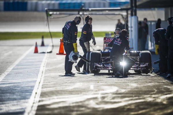 Max Verstappen Jerez 2015 — Zdjęcie stockowe