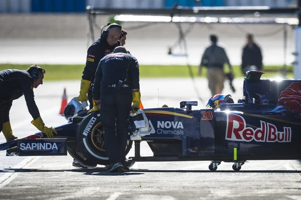 Max Verstappen Jerez 2015 — Zdjęcie stockowe