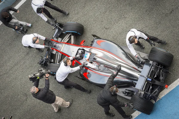 Fernando Alonso，2015年 — 图库照片