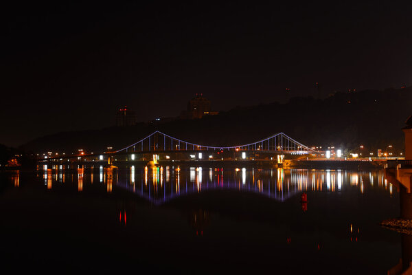 Glowing bridge