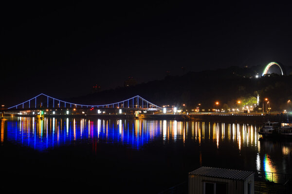 Glowing bridge