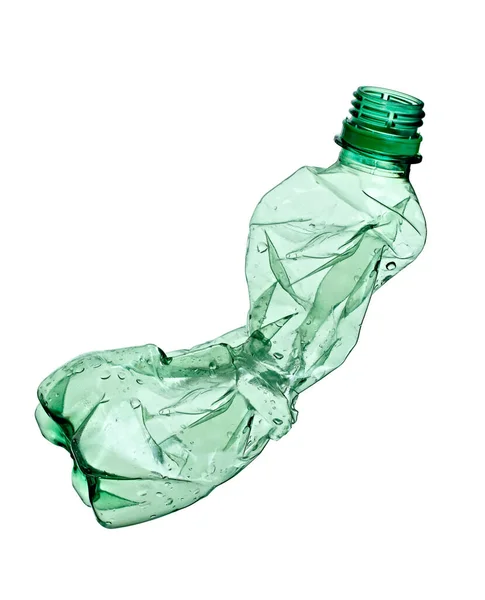 Close Plastic Bottle White Background — Stock Photo, Image