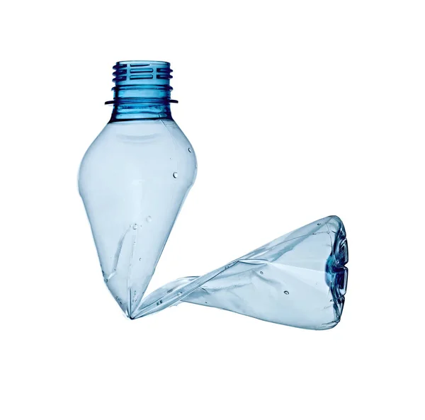 Close Plastic Bottle White Background — Stock Photo, Image