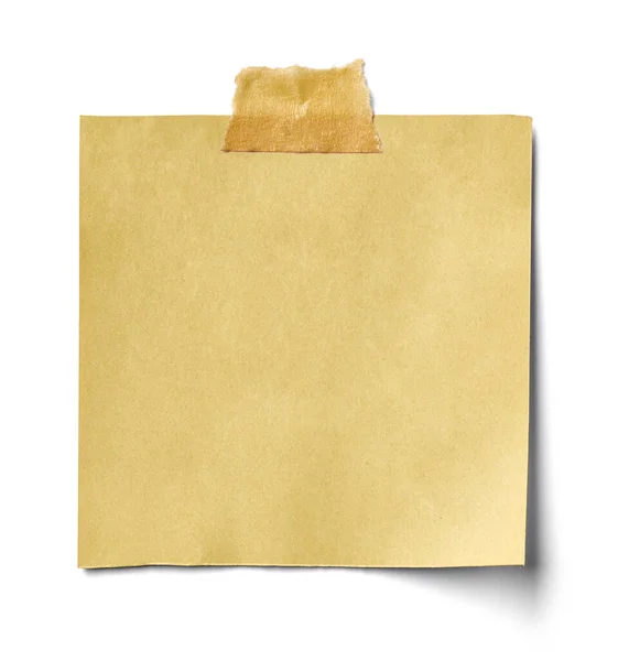 Close Note Paper White Background — Stock Photo, Image