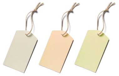 Beyaz arkaplanda bir fiyat etiketi notunu kapat