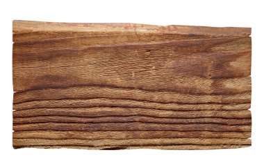 Beyaz arkaplanda tahta tabela arkaplanını kapat